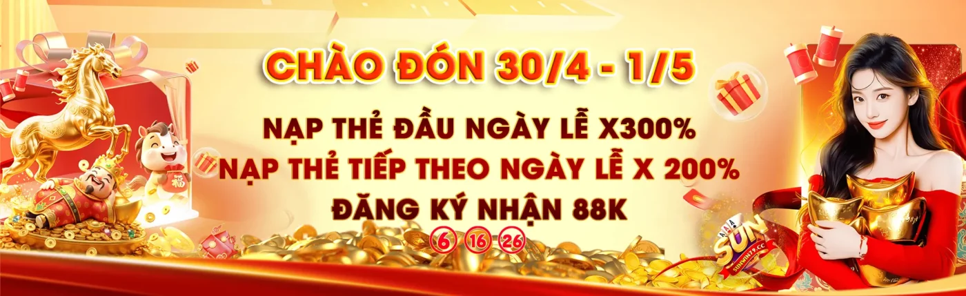 Sunwin 31 sunwin khuyến mãi siêu hot 30-4
